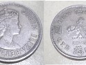 Hong Kong Dollar - 1 Dollar - Hong Kong - 1973 - Cobre-Niquel - KM# 35 - 29,8 mm. - Primer retrato - 0